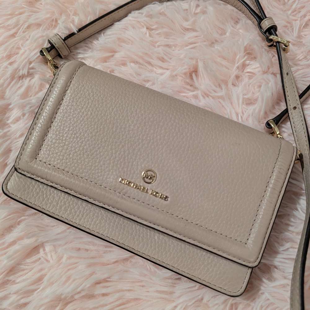Michael Kors Beige Crossbody Bag